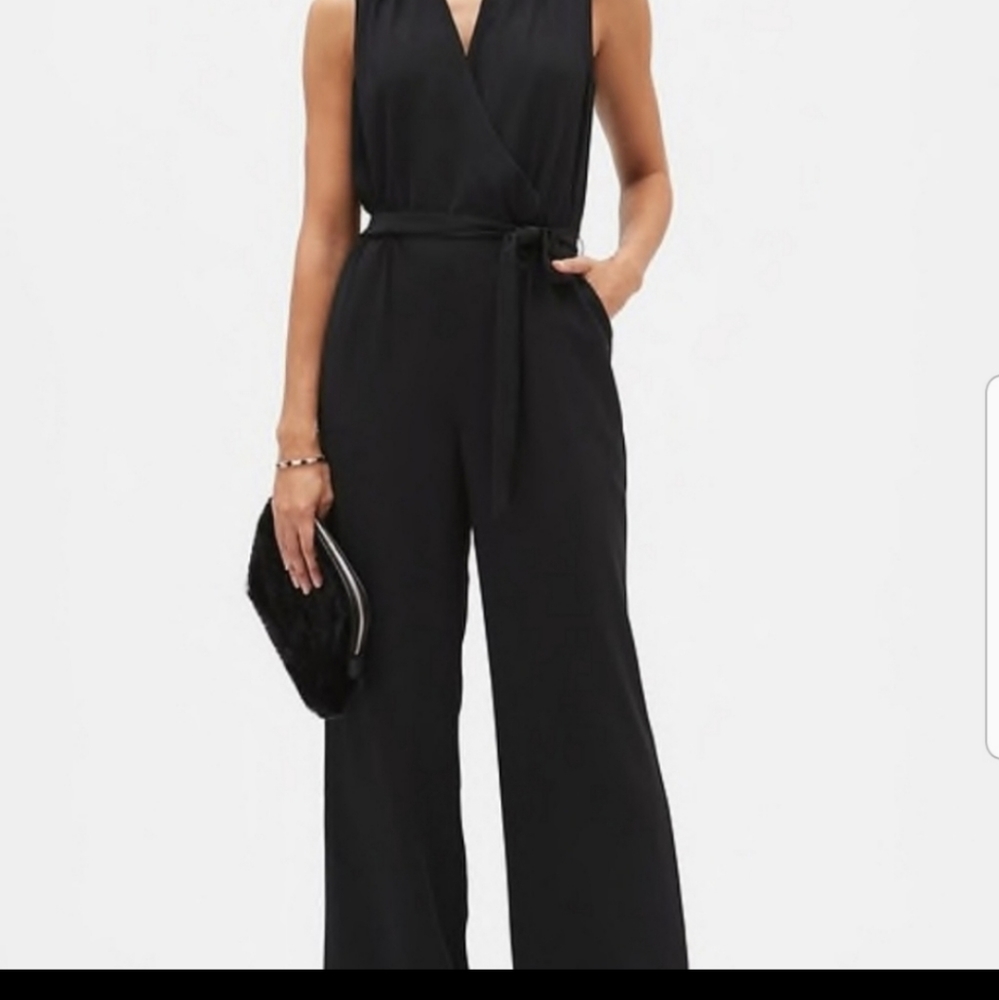 NWT Banana Republic Factory Black Jumpsuit